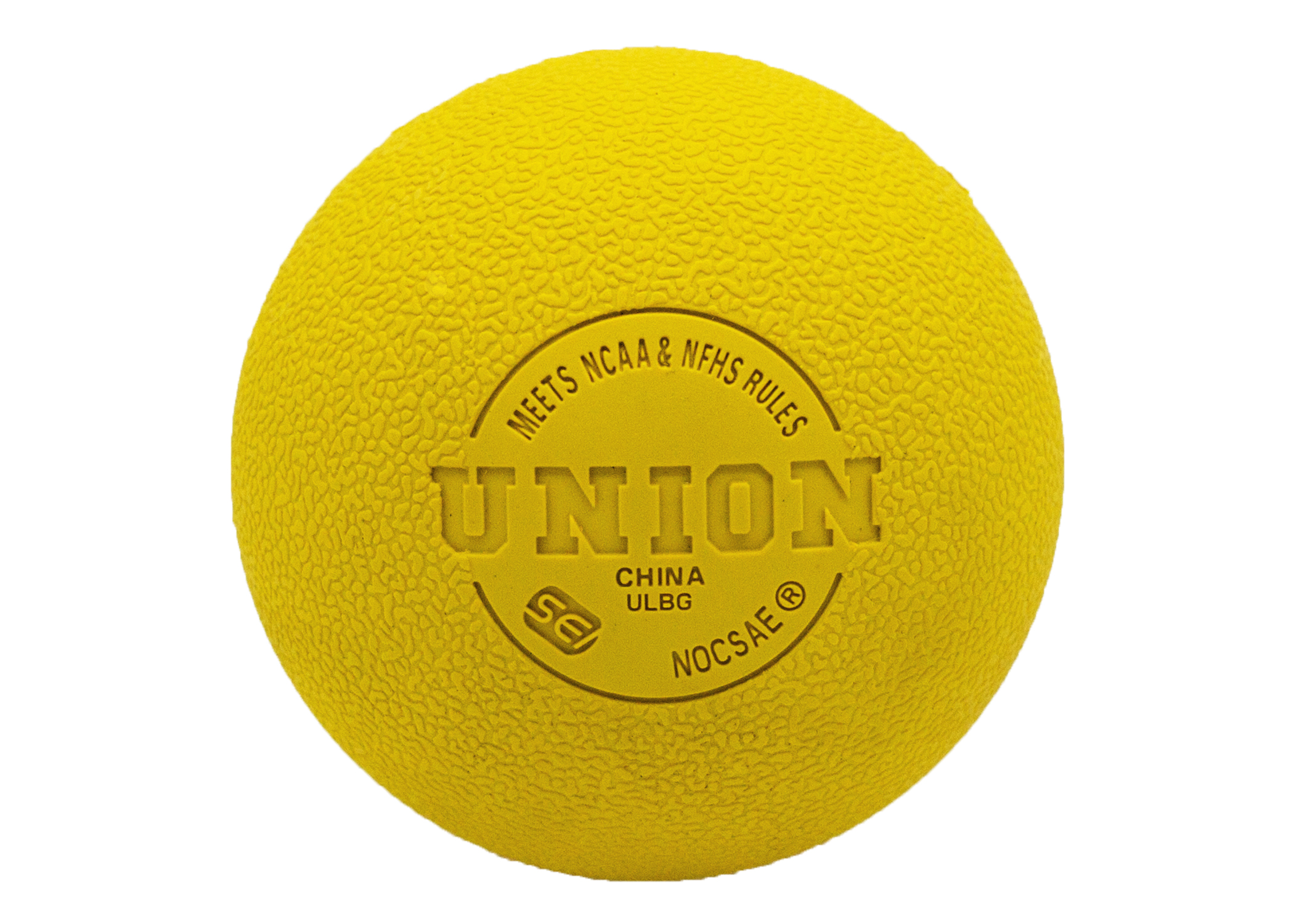 Union Yellow Textured Case Lacrosse Balls 