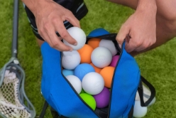 White Soft Foam Lacrosse Balls - USLB-W-120
